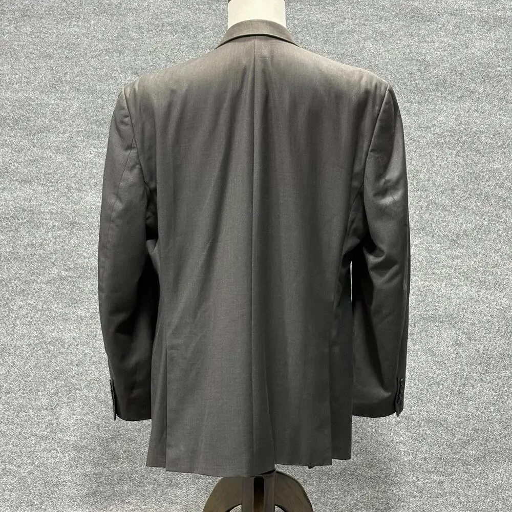 Michael Kors Blazer Mens 48L Gray Two Button Sport Coat Jacket Lined Classic
